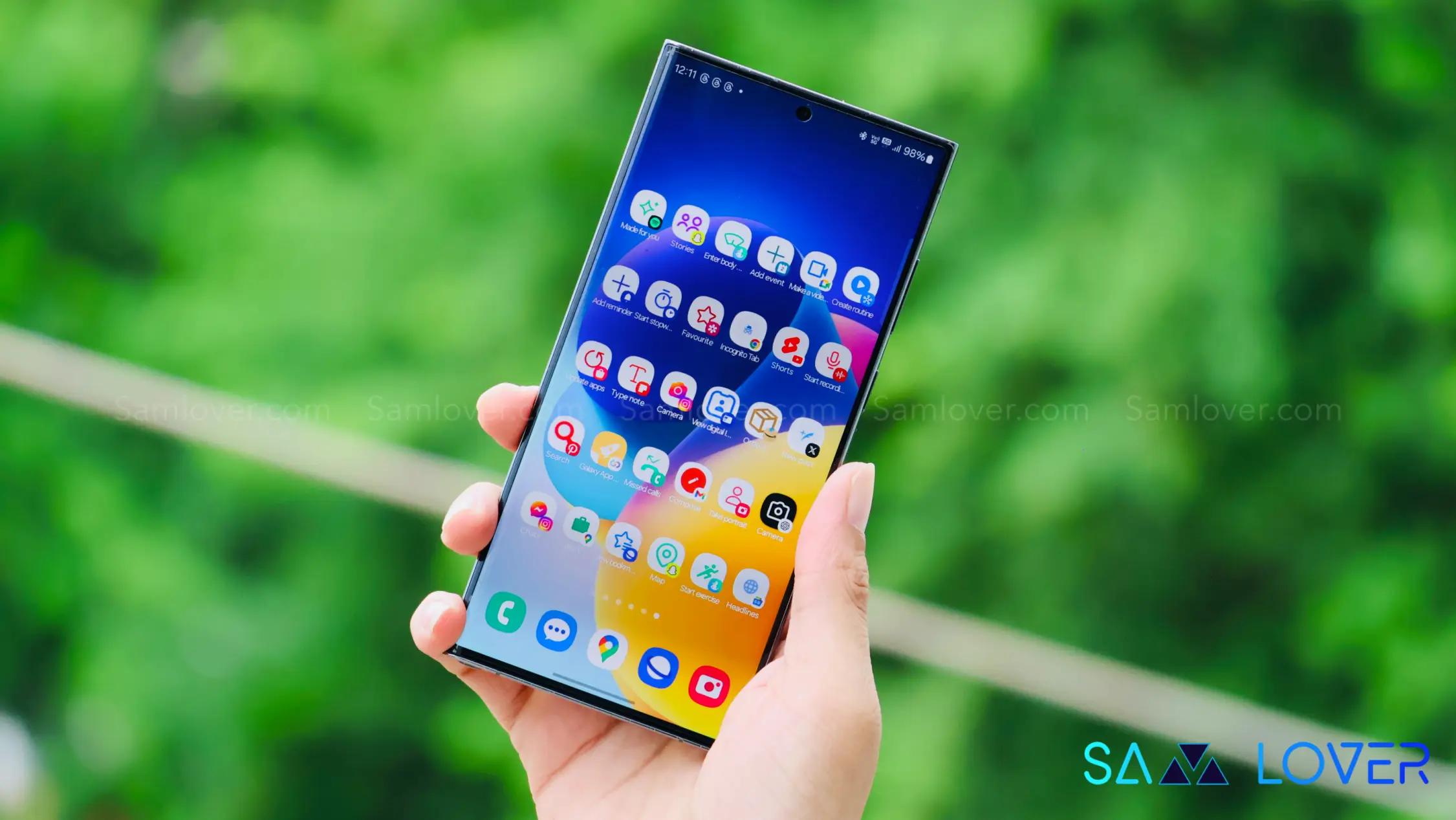 Samsung One UI Instant App Shortcuts