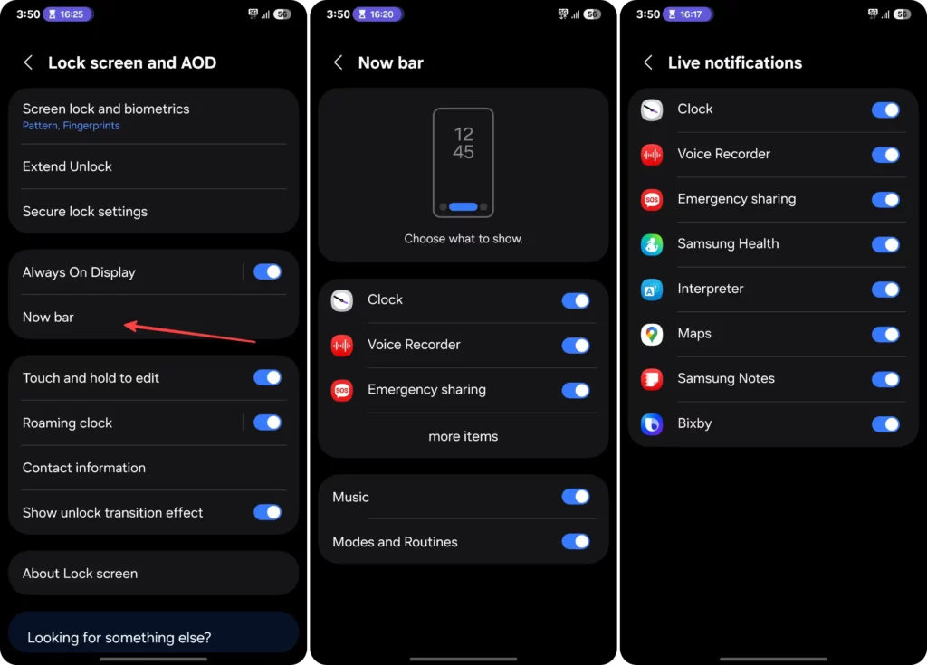 How to use live notifications?