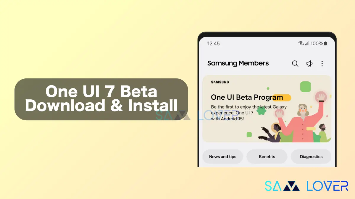 Download and Install One UI 7 Beta update