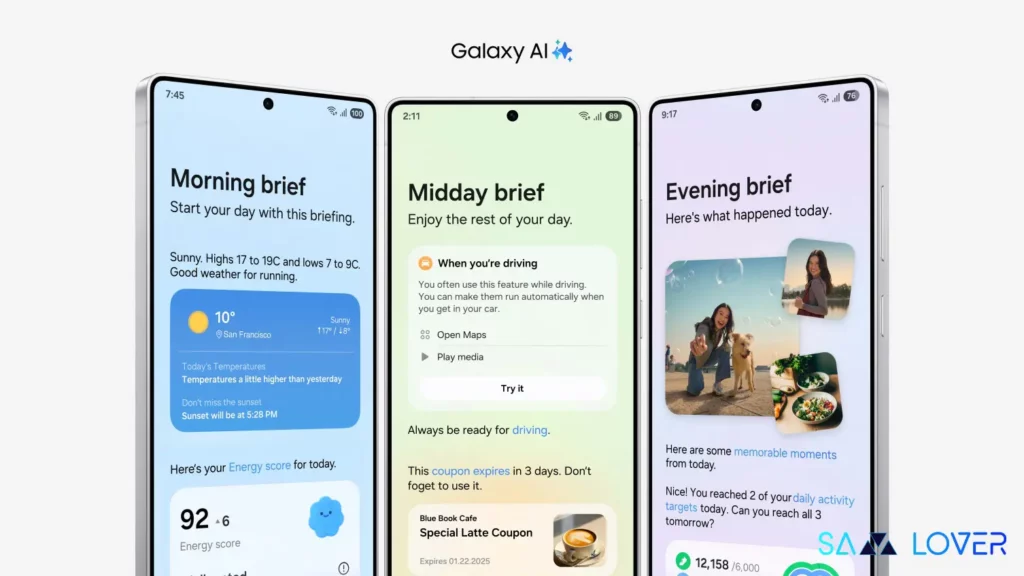 One UI 7 Now Brief