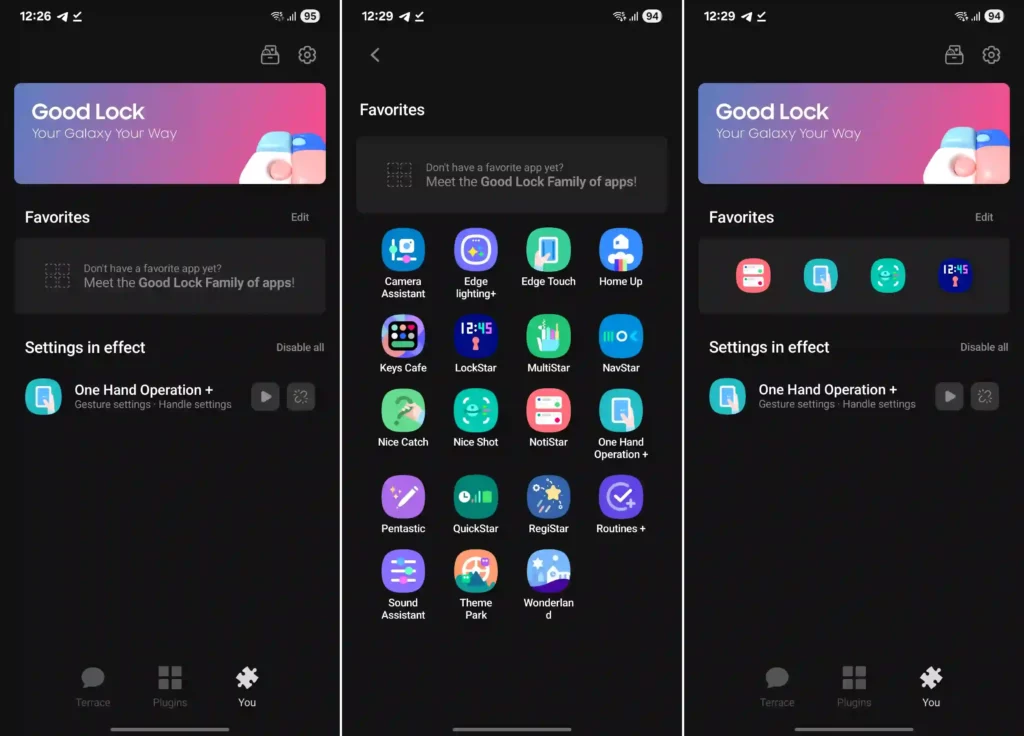One UI 7 Good Lock You tab