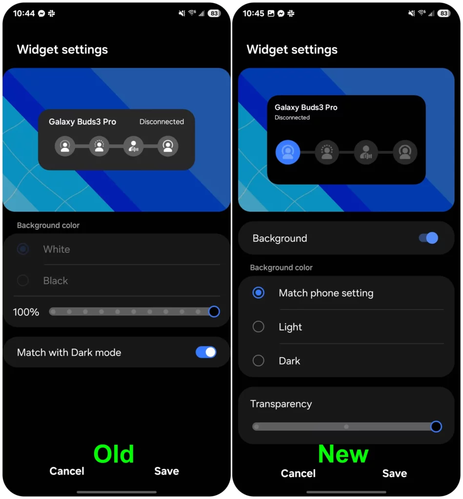 Galaxy Buds 3 Pro Widget