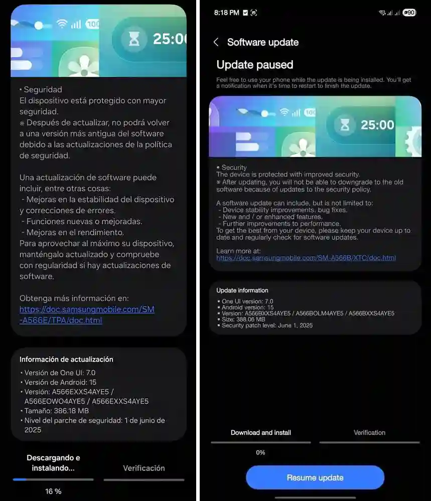 Galaxy A56 June 2025 Update Panama Philippines