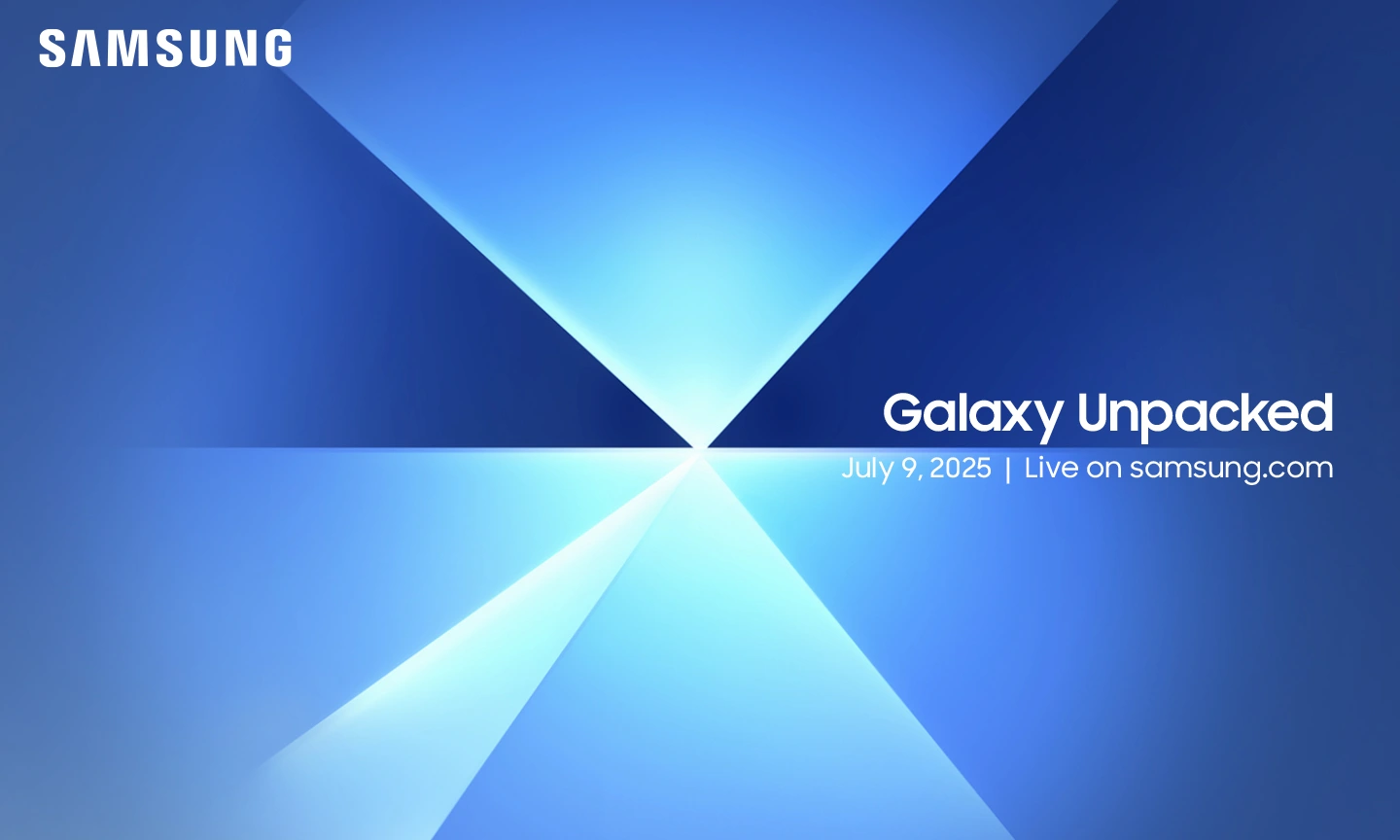 Samsung Galaxy Unpacked event July 2025
