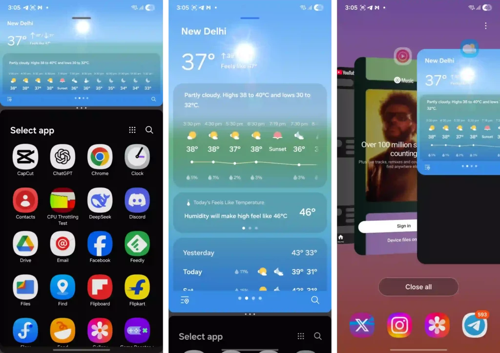 One UI 8 Multitasking