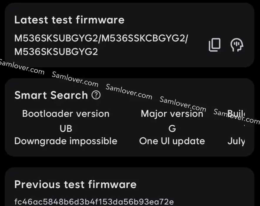 Galaxy M53 Korea One UI 8 spotted on Checkfirm