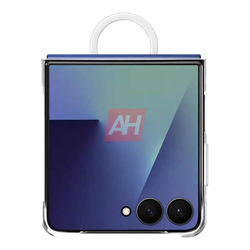 Galaxy Z Flip7 clear case front
