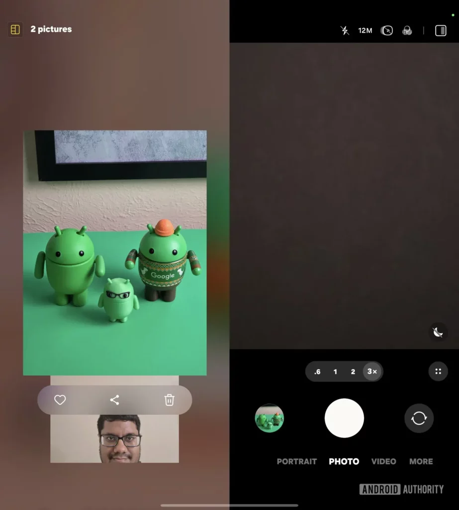 Galaxy Z Fold 7 Capture View