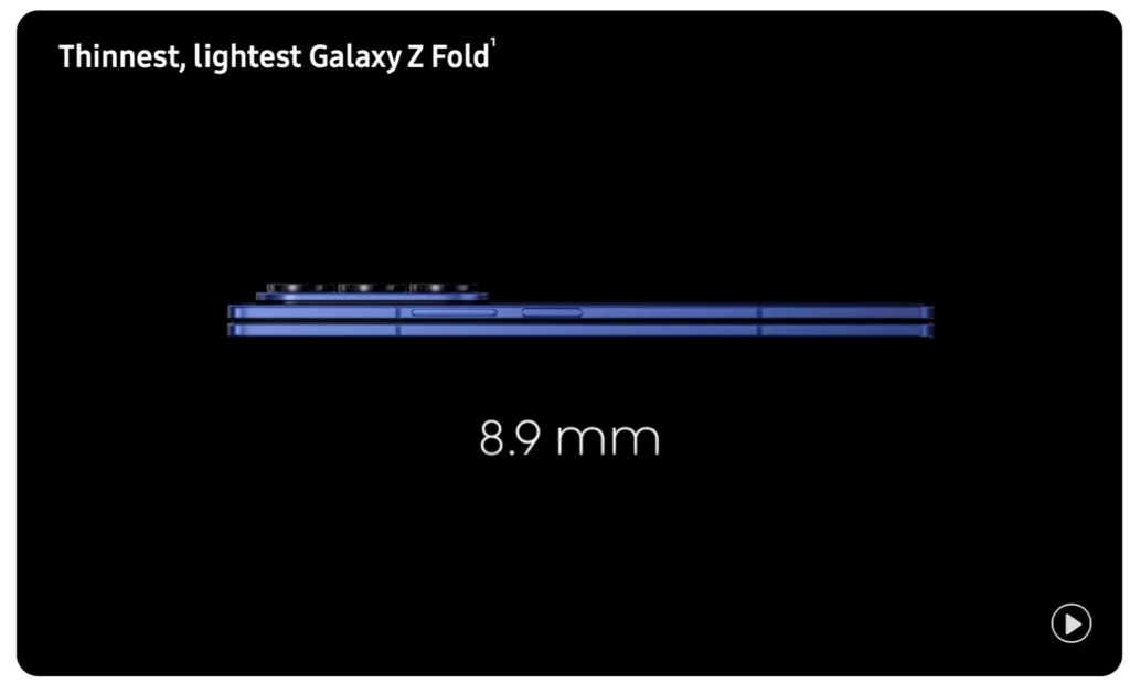 Galaxy Z Fold 7 Thickness