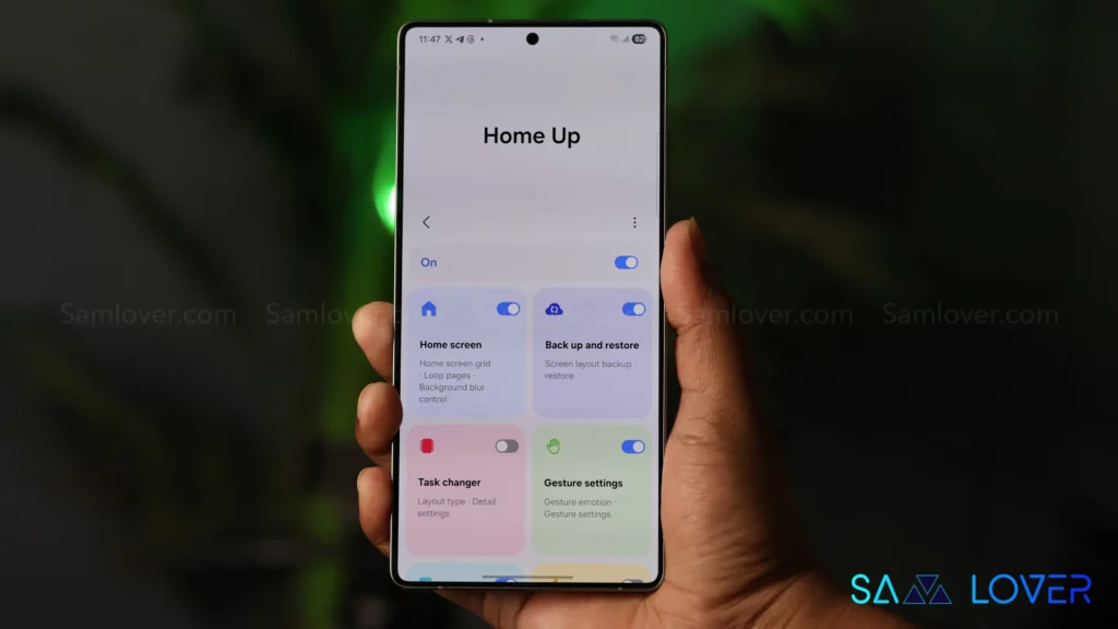 Samsung Good Lock Home Up