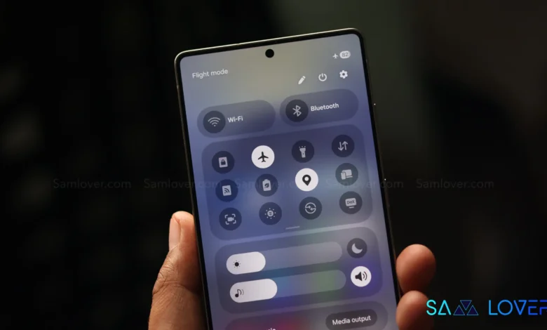 One UI 8 Quick Settings Panel