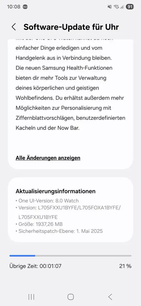 One UI 8 Watch Stable for Galaxy Watch Ultra in Europe